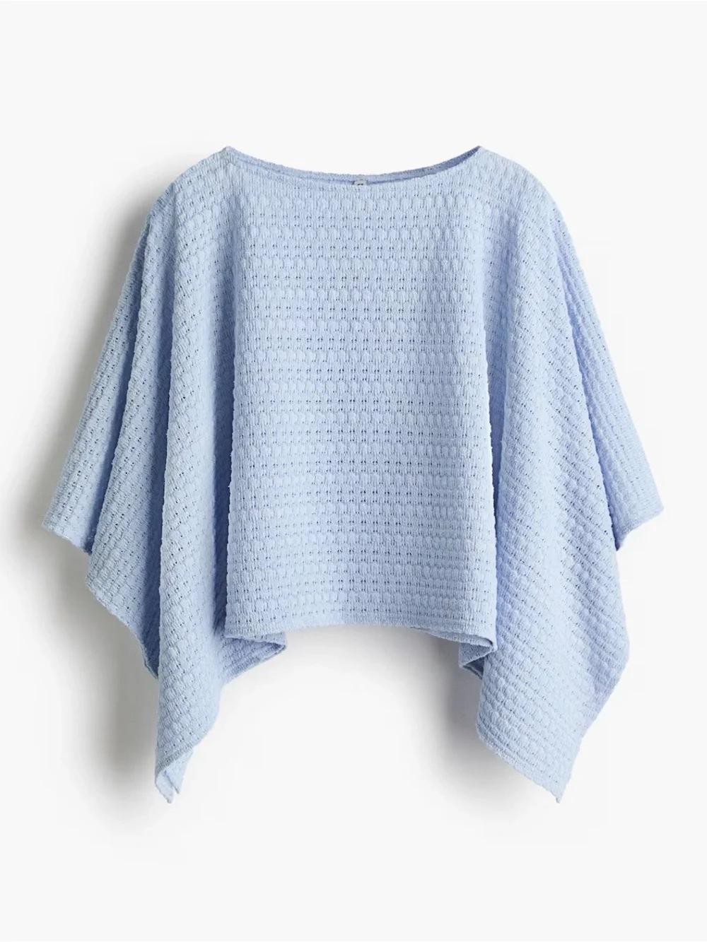 H&M Light Blue Women's Knit cape top size XS